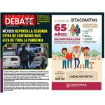 MÉXICO REPORTA LA SEGUNDA CIFRA DE CONTAGIOS MÁS ALTA DE TODA LA PANDEMIA