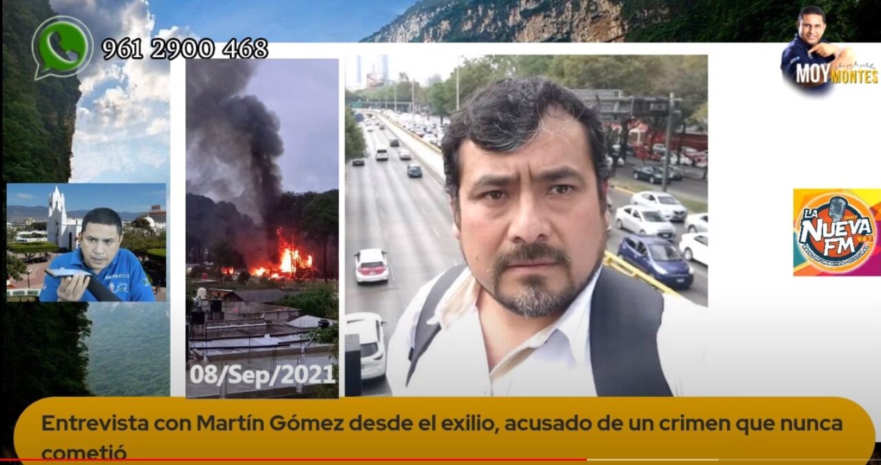 Entrevista a Martín Gómez desde el exilio, #JusticiaParaMartín